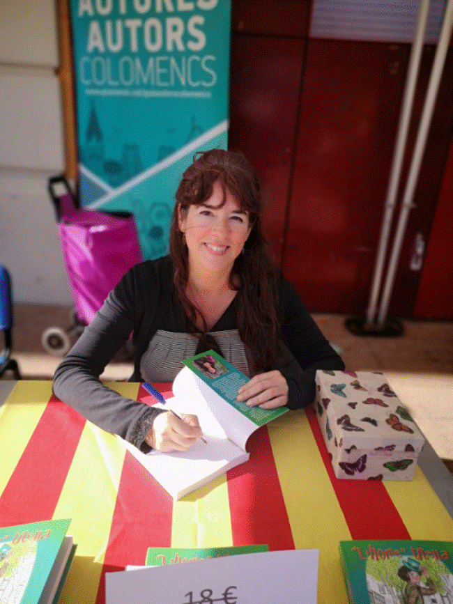 Firmas de L'home titella en Sant Jordi